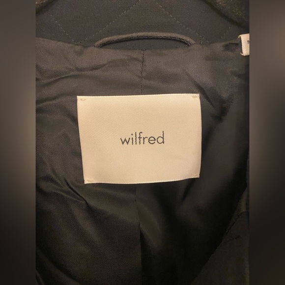 Wilfred Button Down Shirt Jacket Black Size Small - Picture 4 of 6